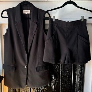 BB Dakota Suit Vest & Shorts Set